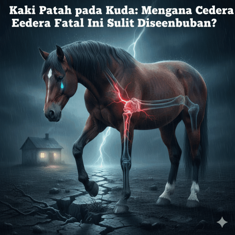 kaki patah pada kuda
